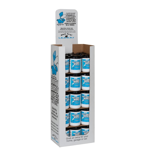Black Swan Dirty Birdy Wipes, 72 Wipes Per Tub, 10" X 12", 30 Tubs Per Case, PK30 03055-30 - main